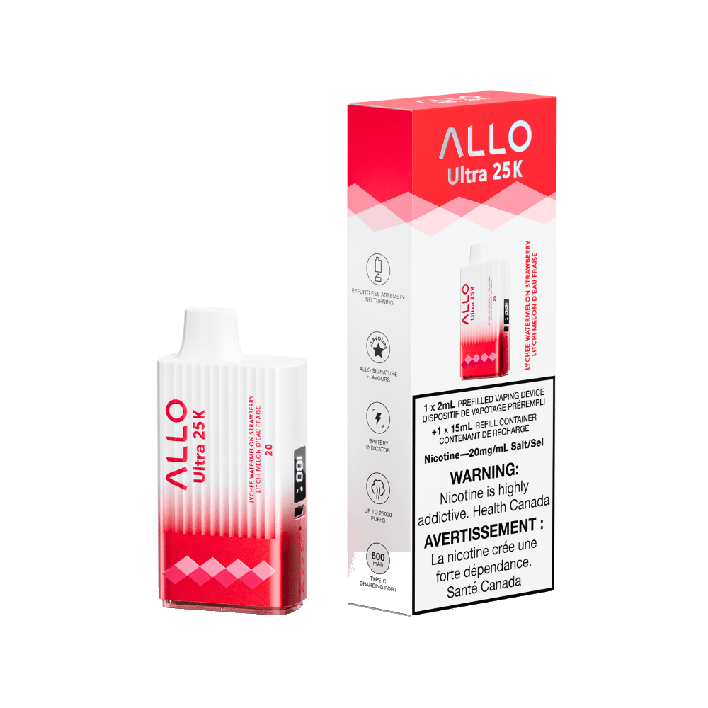 Allo Ultra 25K Lychee Watermelon Strawberry
