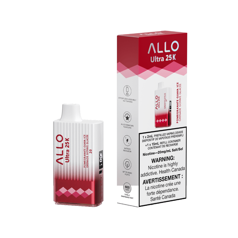 Allo Ultra 25K Pomegranate Guava Ice