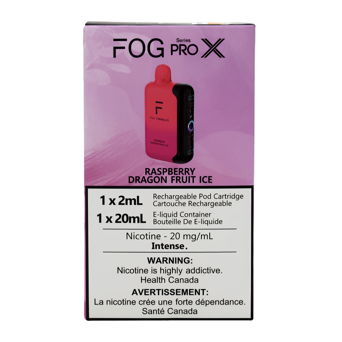 Fog Formulas Series Pro X Raspberry Dragon Fruit