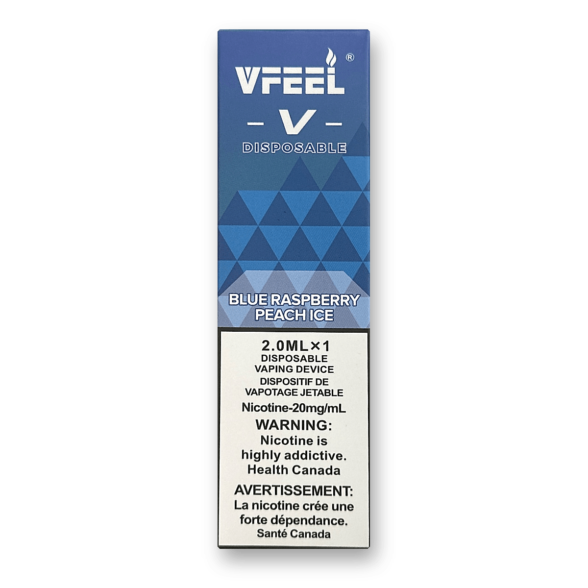 Vfeel V Disposable Blue Raspberry Peach Ice