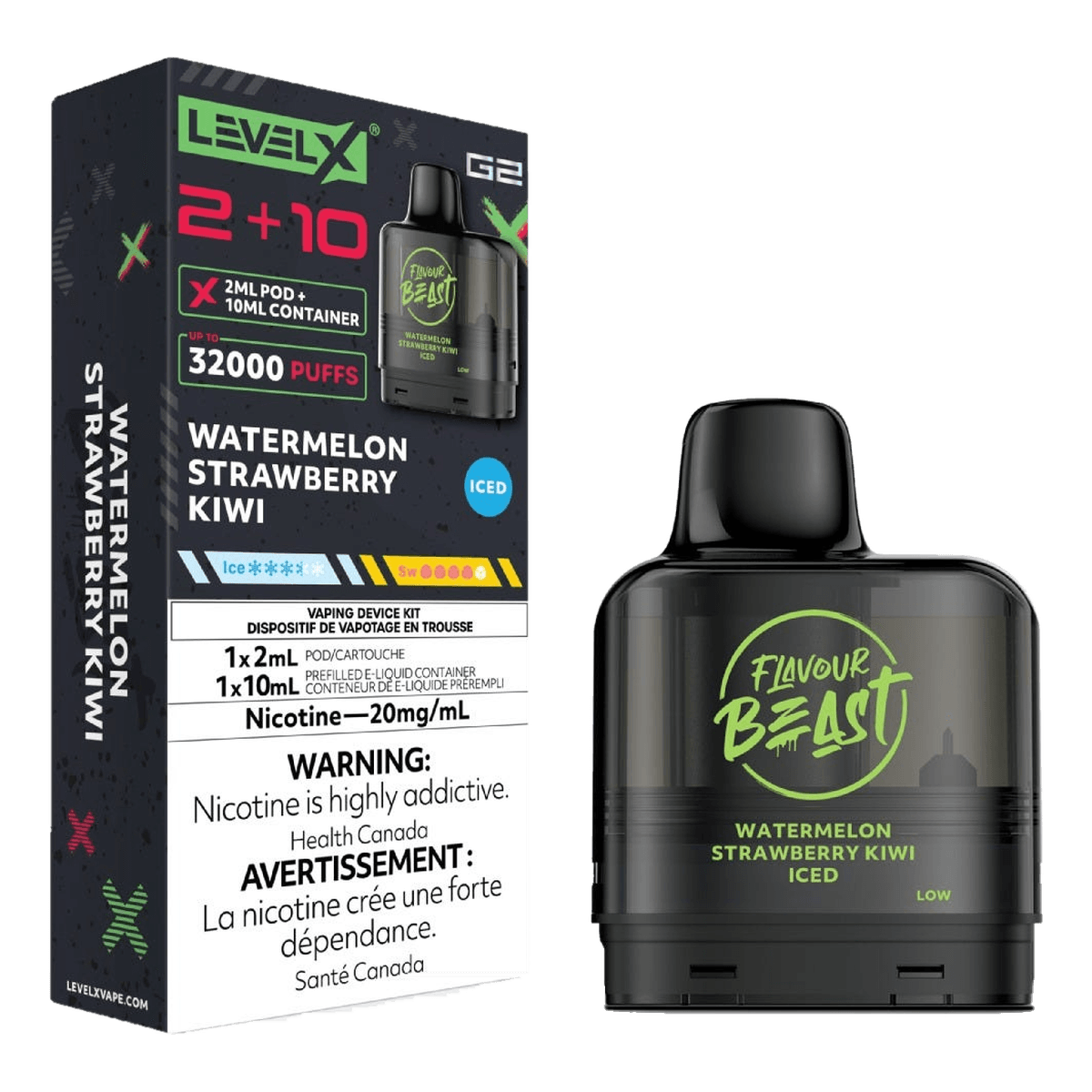 Level X Flavour Beast 32k G2 2+10 Pods