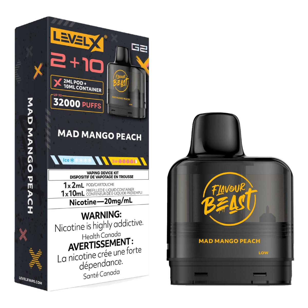 Level X Flavour Beast 32k G2 2+10 Pods