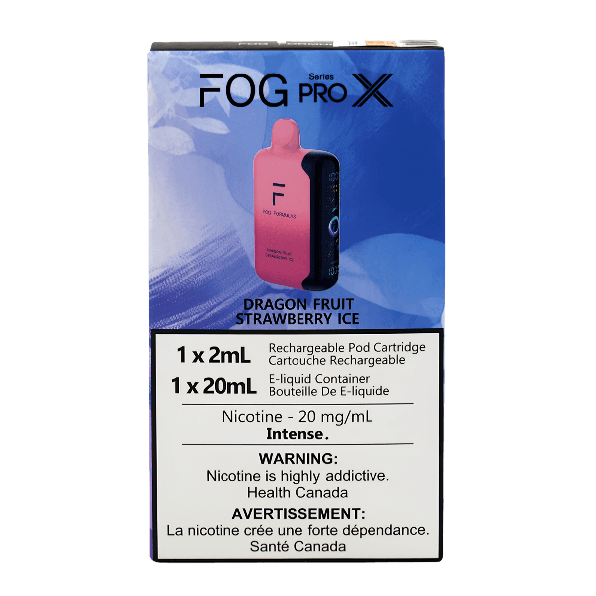 Fog Formulas Series Pro X Dragon Fruit Strawberry Ice
