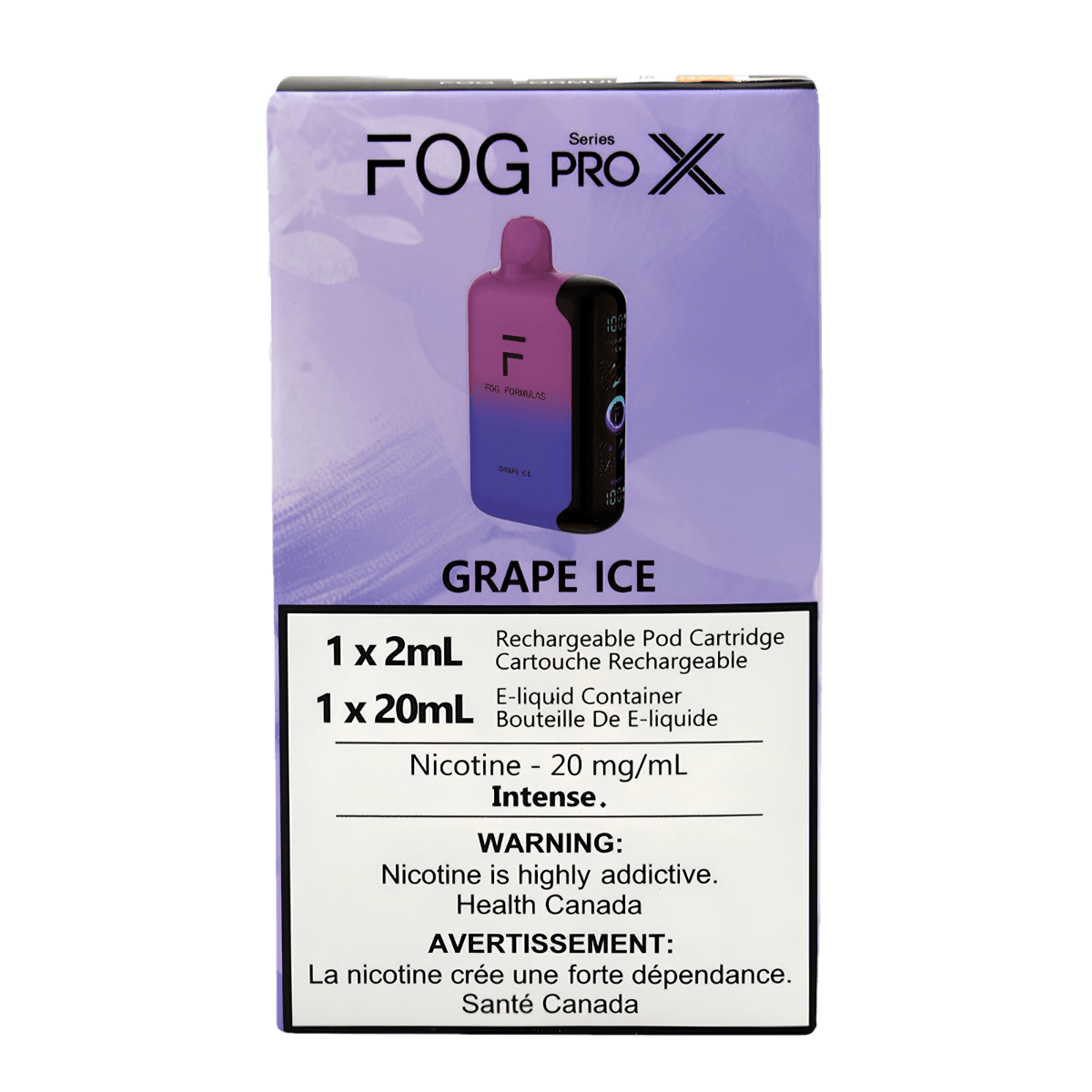 Fog Formulas Series Pro X Grape Ice
