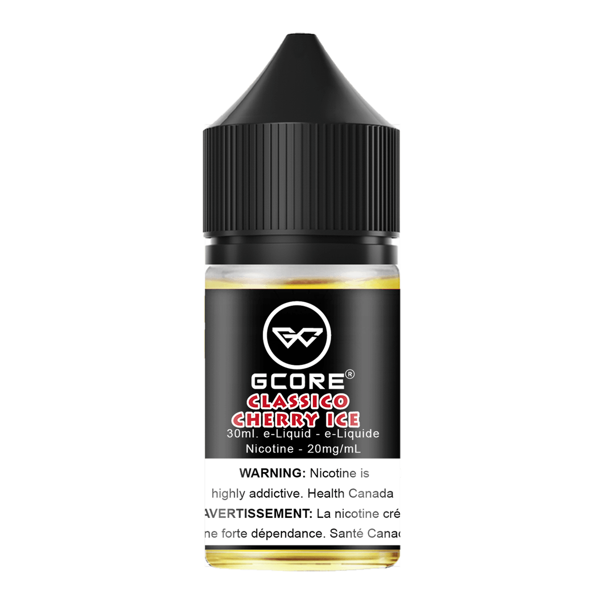 Gcore Salt Nic E-Juice 30mL Classico Cherry Ice