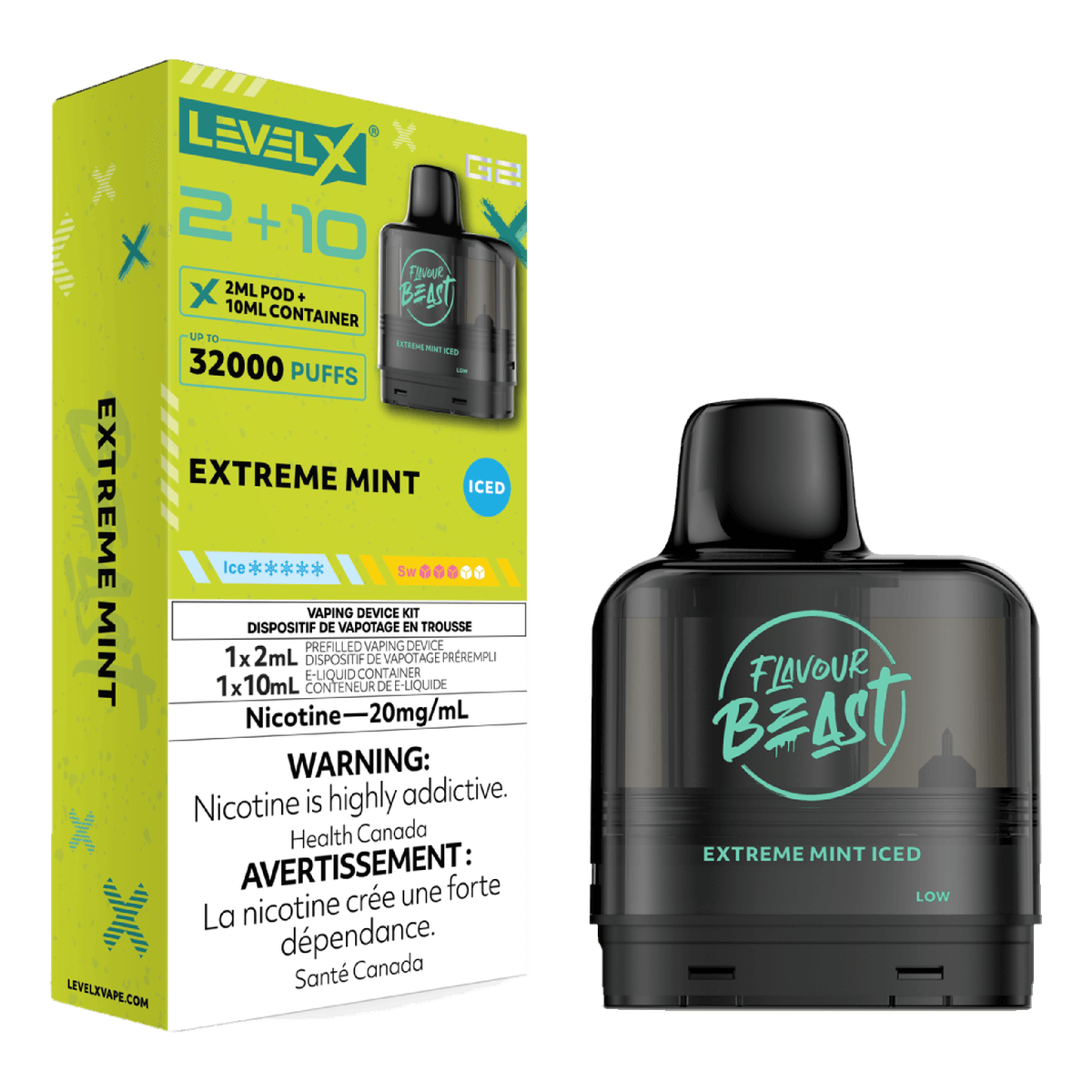 Level X Flavour Beast 32k G2 2+10 Pods