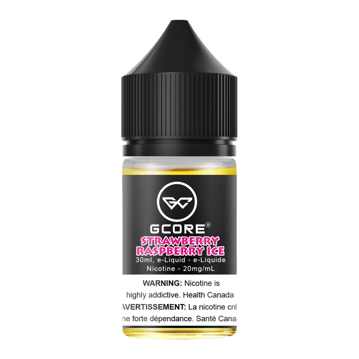 Gcore Salt Nic E-Juice 30mL Strawberry Raspberry Ice