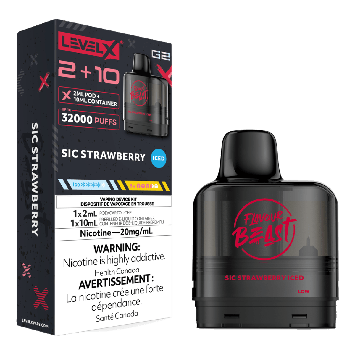 Level X Flavour Beast 32k G2 2+10 Pods