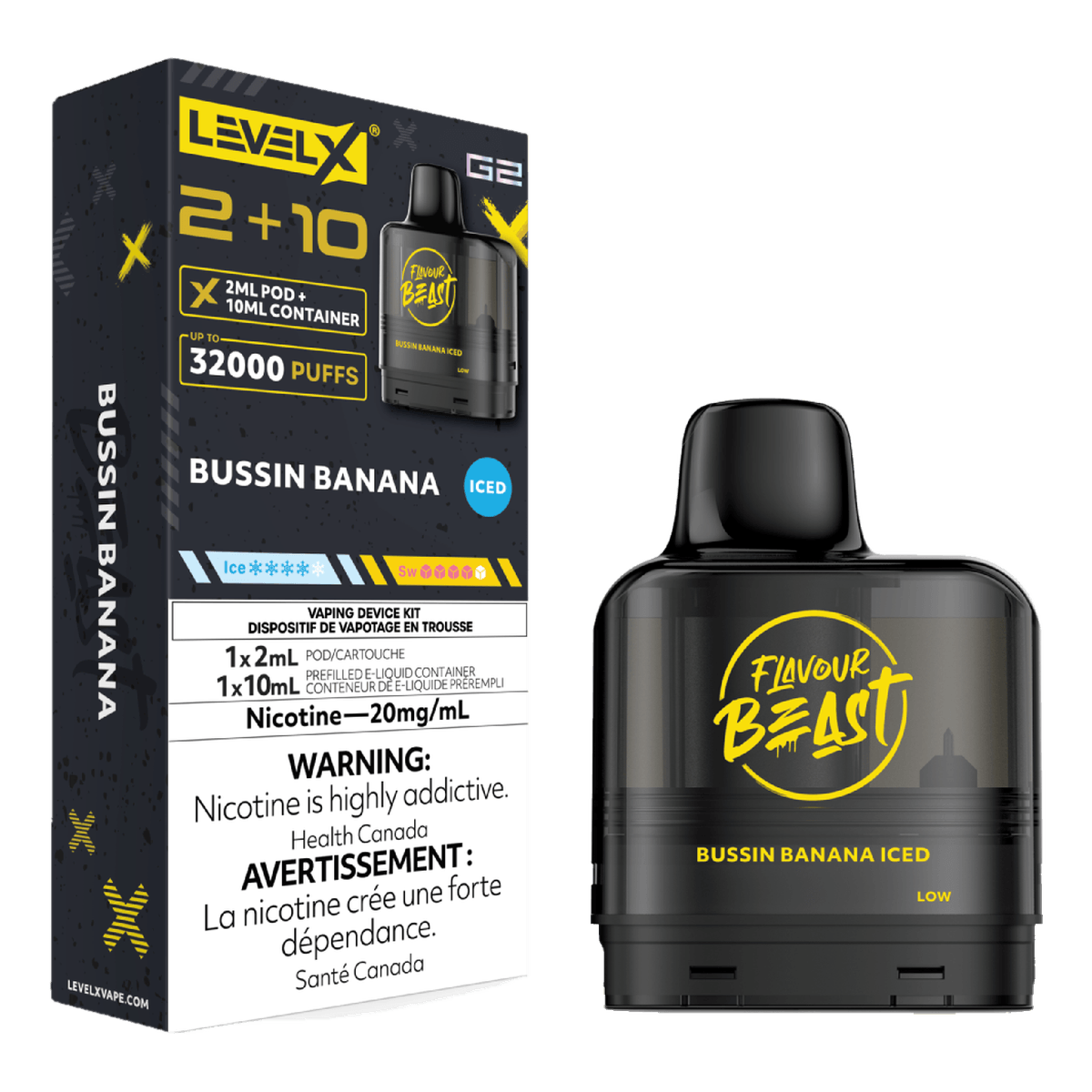 Level X Flavour Beast 32k G2 2+10 Pods