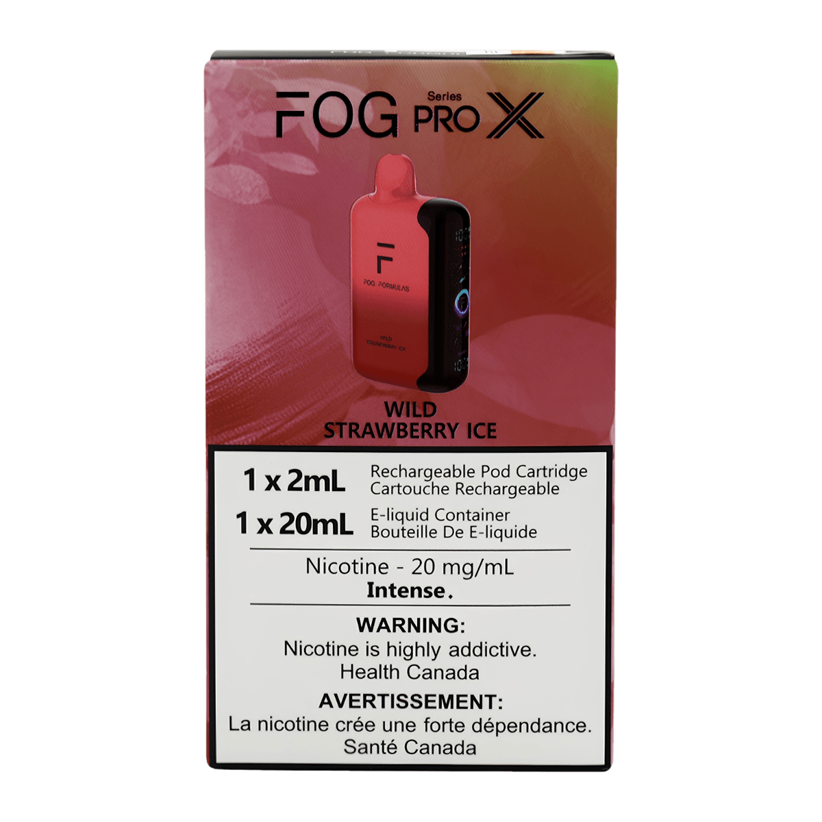 Fog Formulas Series Pro X Wild Strawberry Ice
