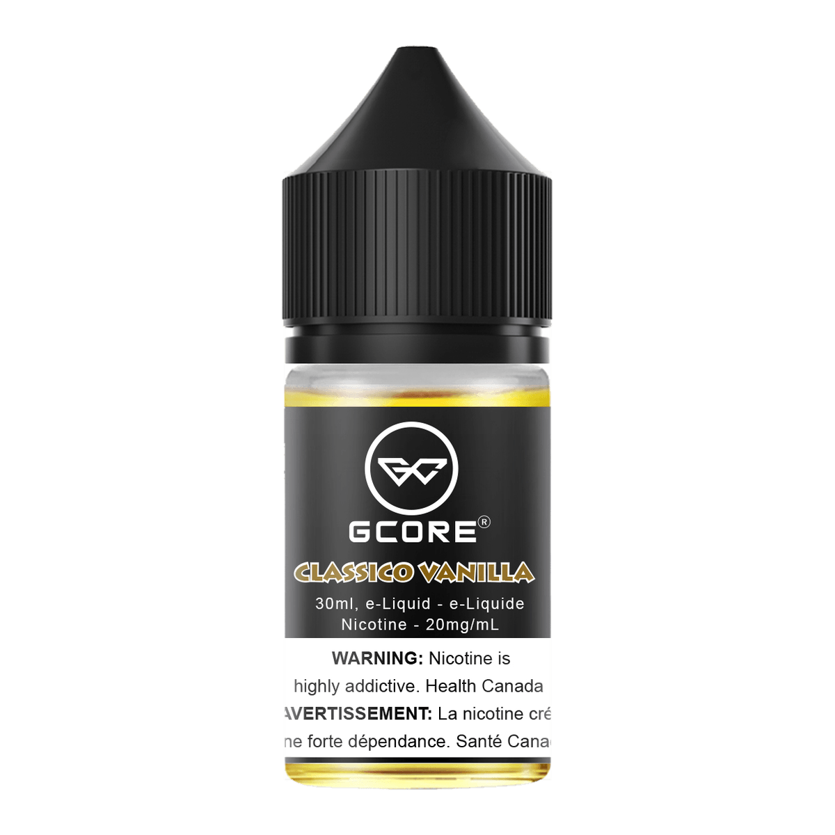 Gcore Salt Nic E-Juice 30mL Classico Vanilla