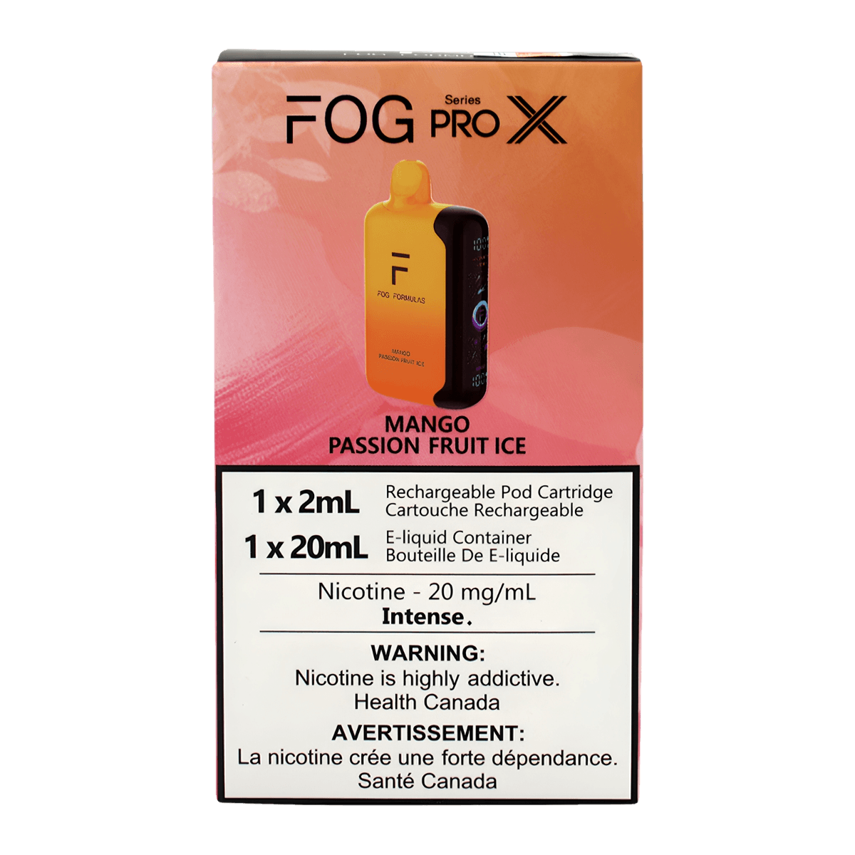 Fog Formulas Series Pro X Mango Passion Fruit Ice